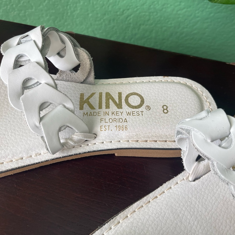 Kino White Women's Sandals - Picture 2 of 4